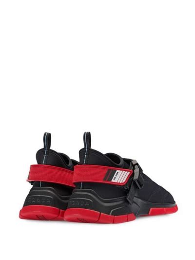 black neoprene sneakers prada|farfetch Prada sneakers.